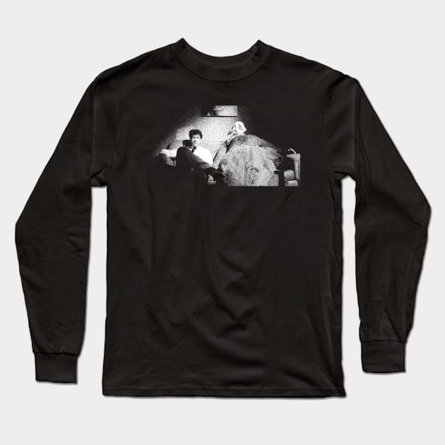 David Lynch blue velvet negative Long Sleeve T-Shirt by fm_artz